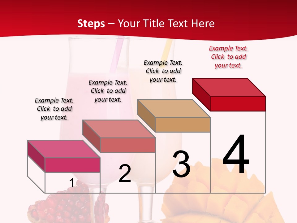 Milkshake Smoothie Calorie PowerPoint Template