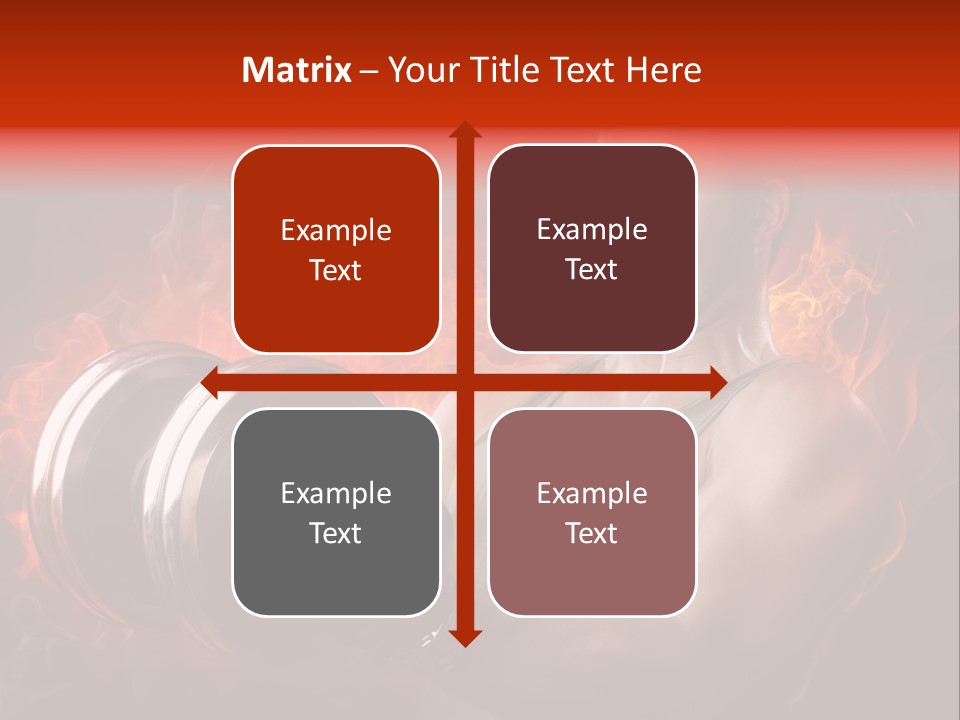 Strong Male Training PowerPoint Template