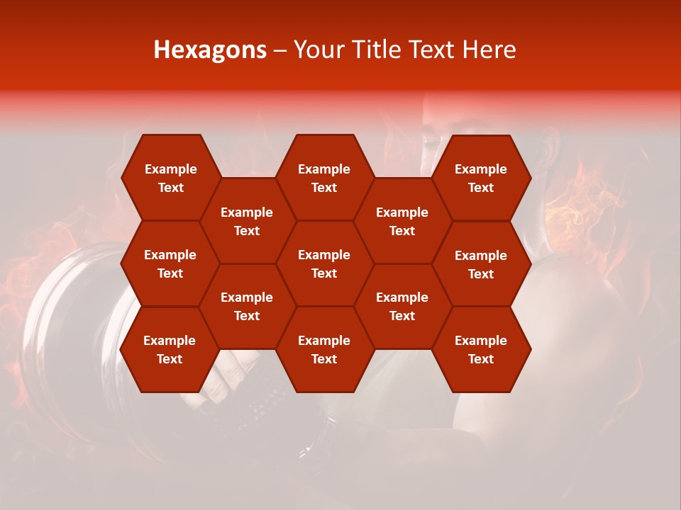 Strong Male Training PowerPoint Template