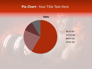 Strong Male Training PowerPoint Template