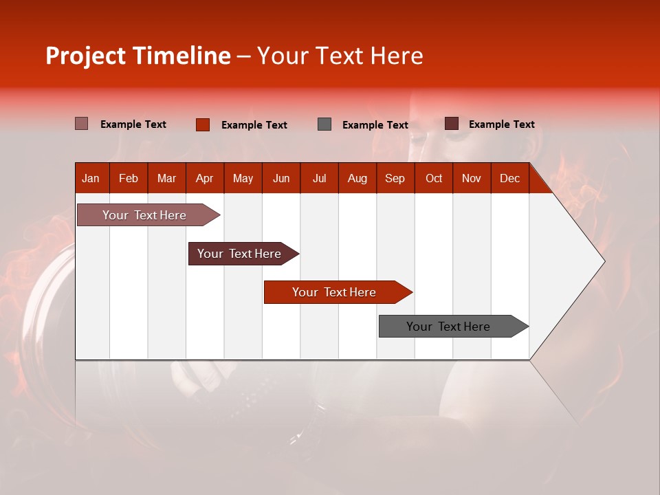 Strong Male Training PowerPoint Template