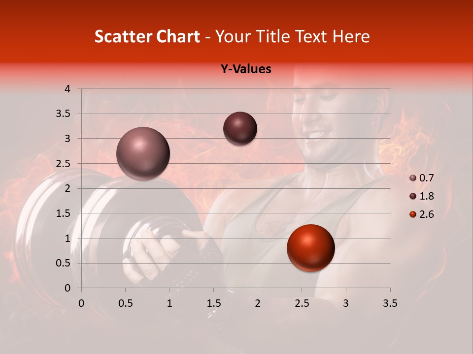 Strong Male Training PowerPoint Template
