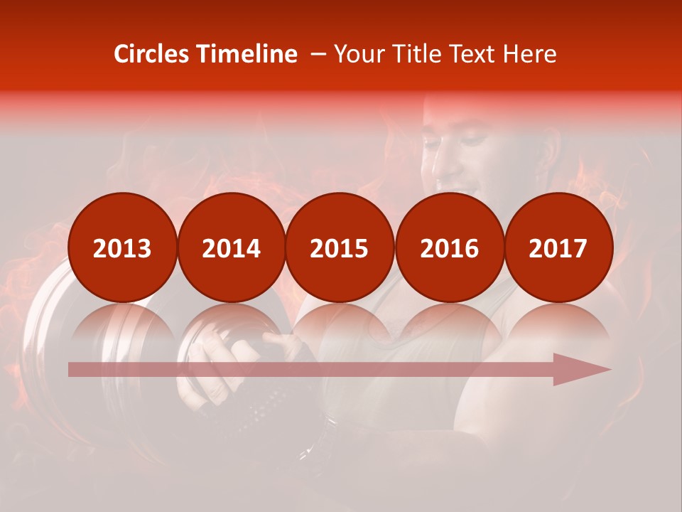 Strong Male Training PowerPoint Template