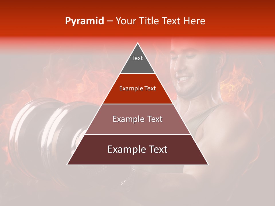 Strong Male Training PowerPoint Template