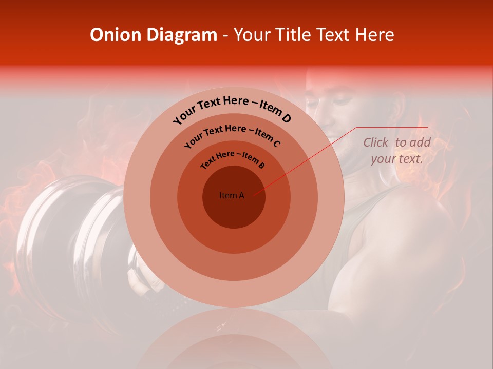 Strong Male Training PowerPoint Template