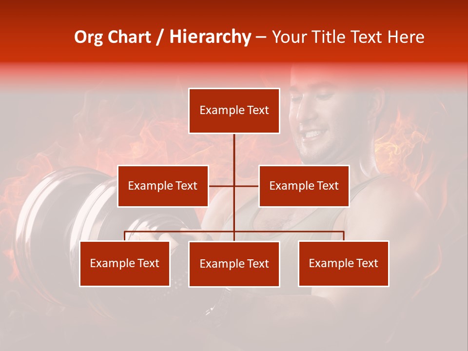 Strong Male Training PowerPoint Template