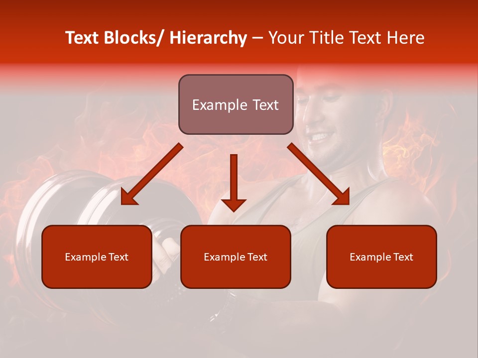 Strong Male Training PowerPoint Template