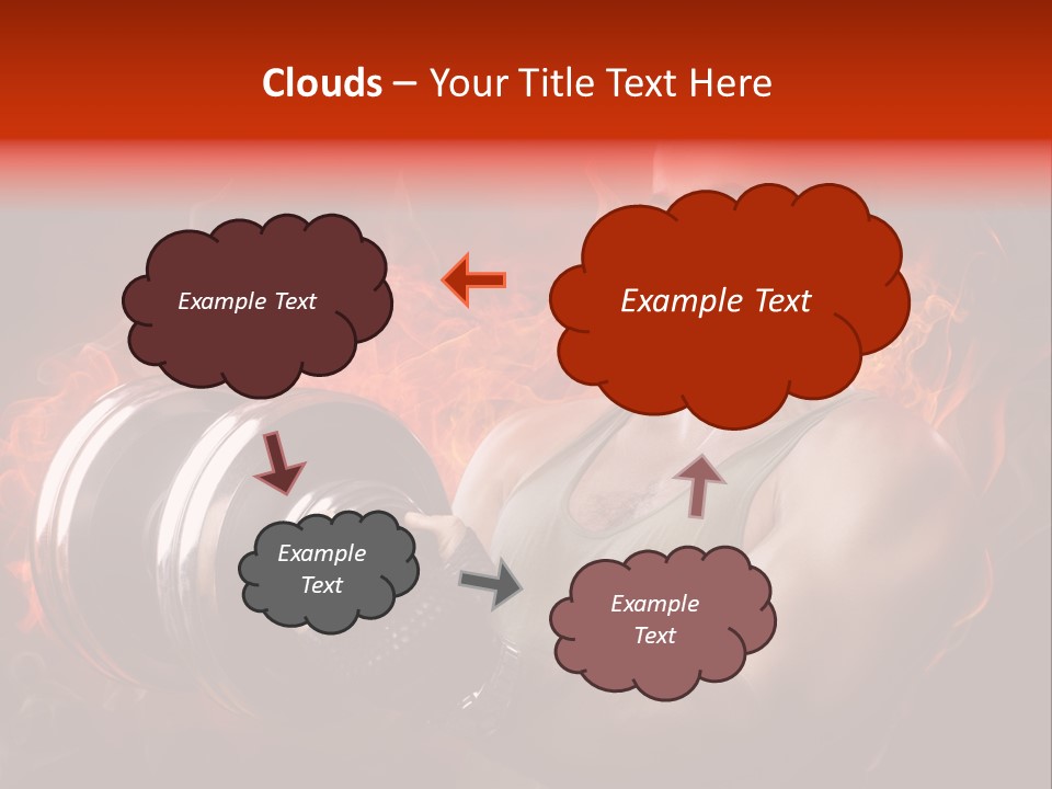 Strong Male Training PowerPoint Template