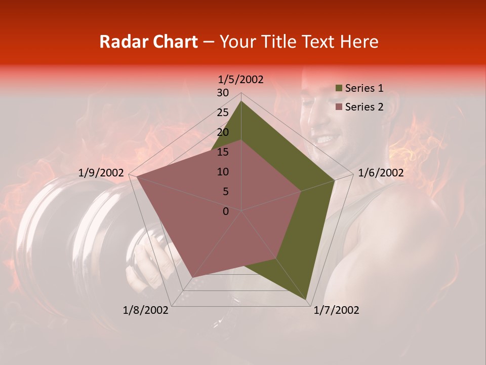 Strong Male Training PowerPoint Template