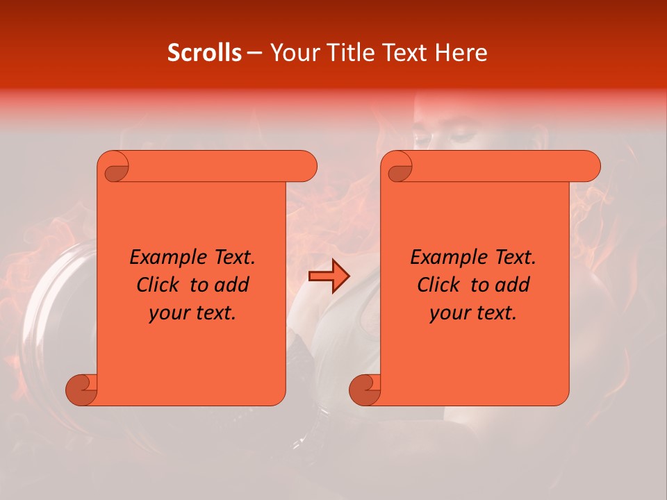 Strong Male Training PowerPoint Template
