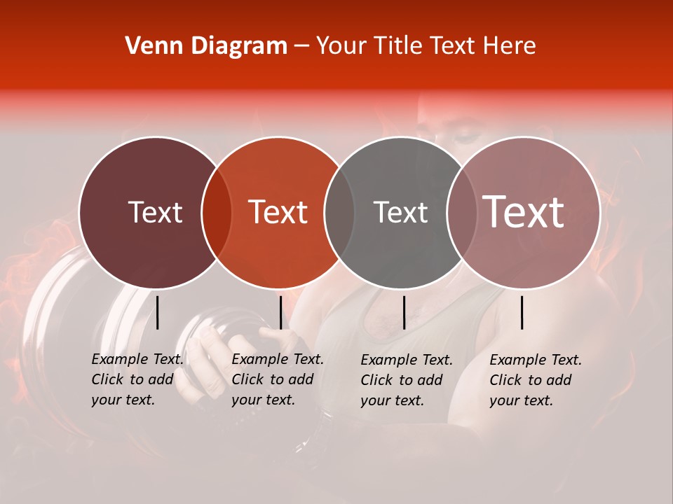 Strong Male Training PowerPoint Template