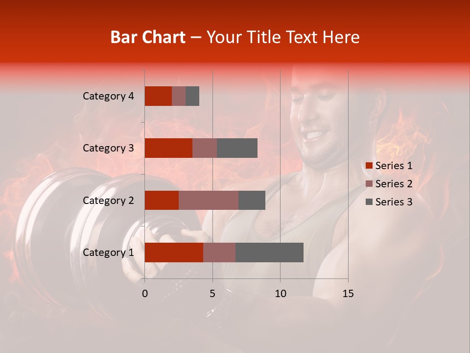 Strong Male Training PowerPoint Template