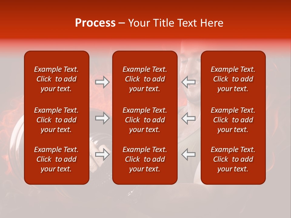 Strong Male Training PowerPoint Template