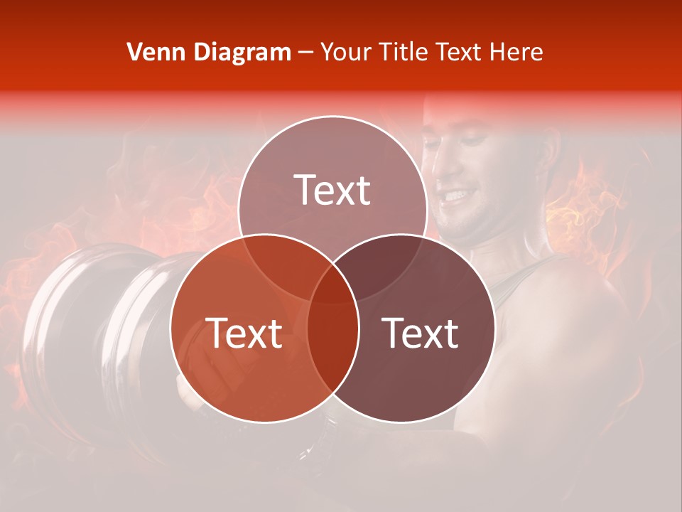 Strong Male Training PowerPoint Template