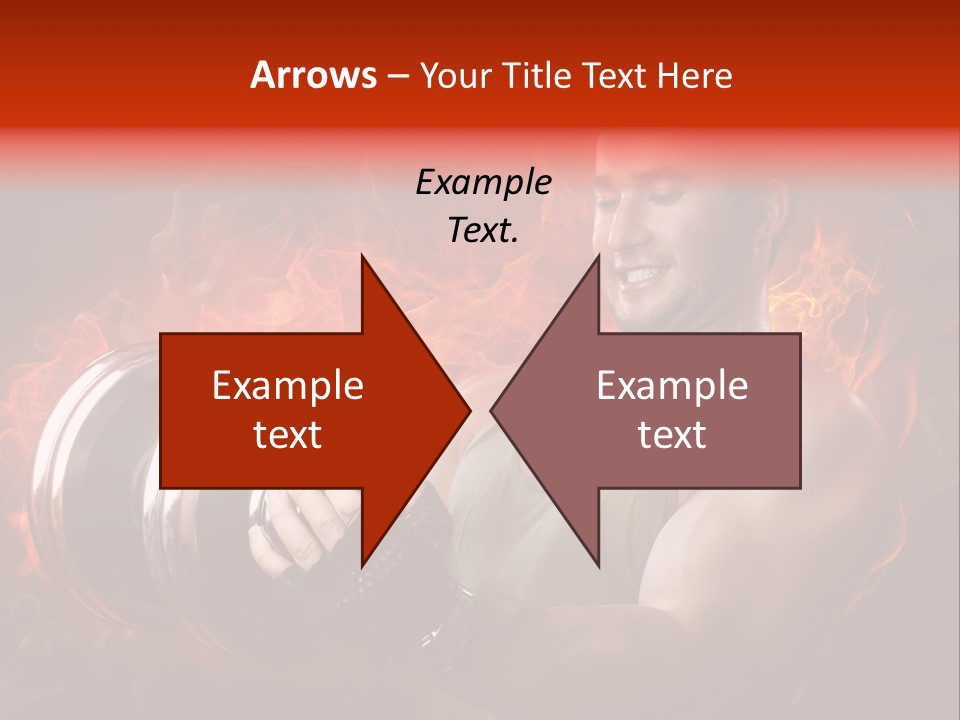 Strong Male Training PowerPoint Template