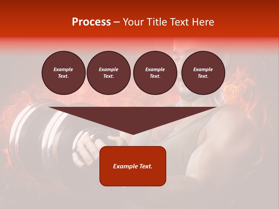 Strong Male Training PowerPoint Template