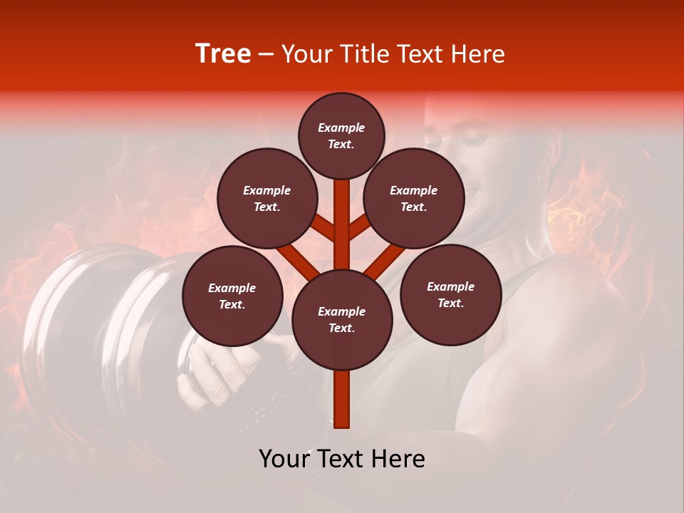 Strong Male Training PowerPoint Template