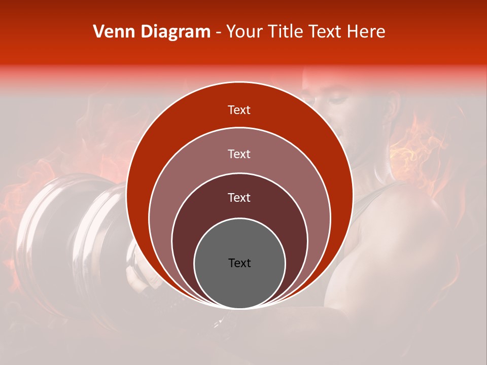 Strong Male Training PowerPoint Template