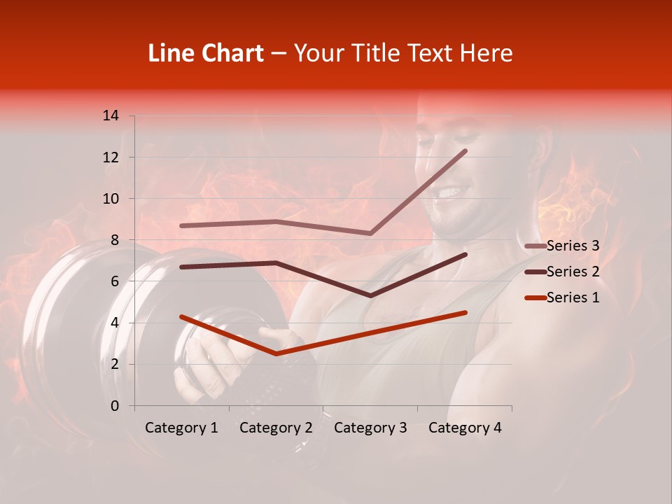Strong Male Training PowerPoint Template