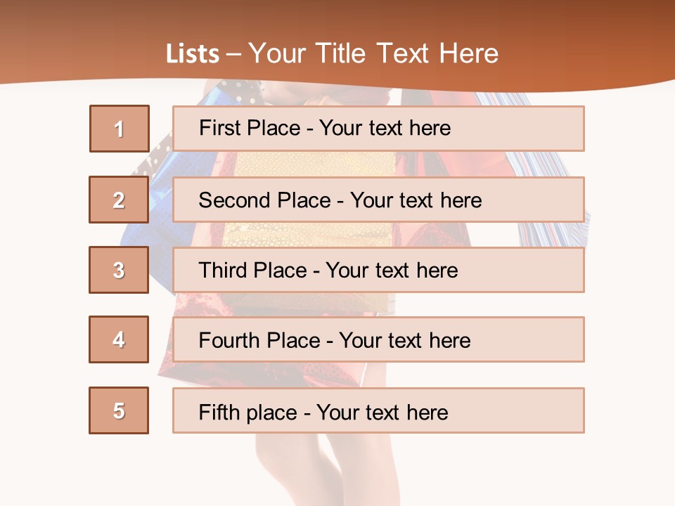 Happy Portrait Buyer PowerPoint Template