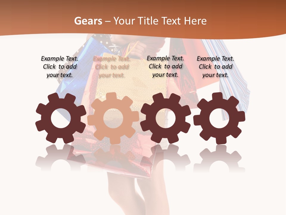 Happy Portrait Buyer PowerPoint Template