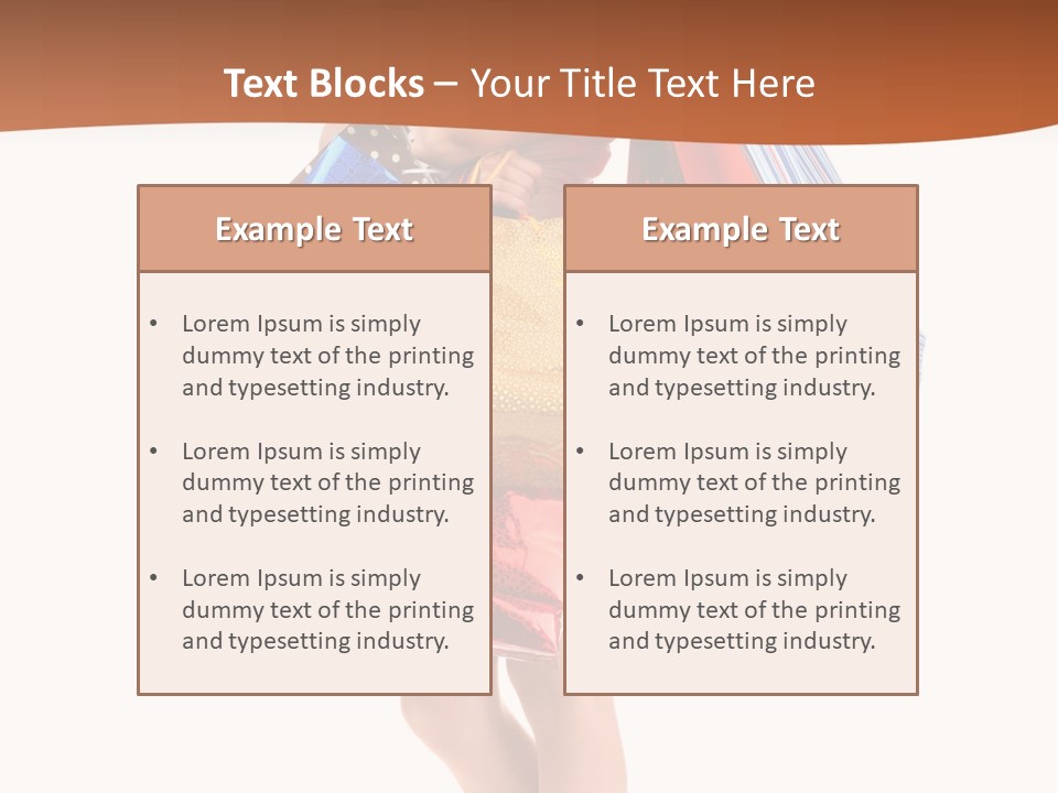 Happy Portrait Buyer PowerPoint Template