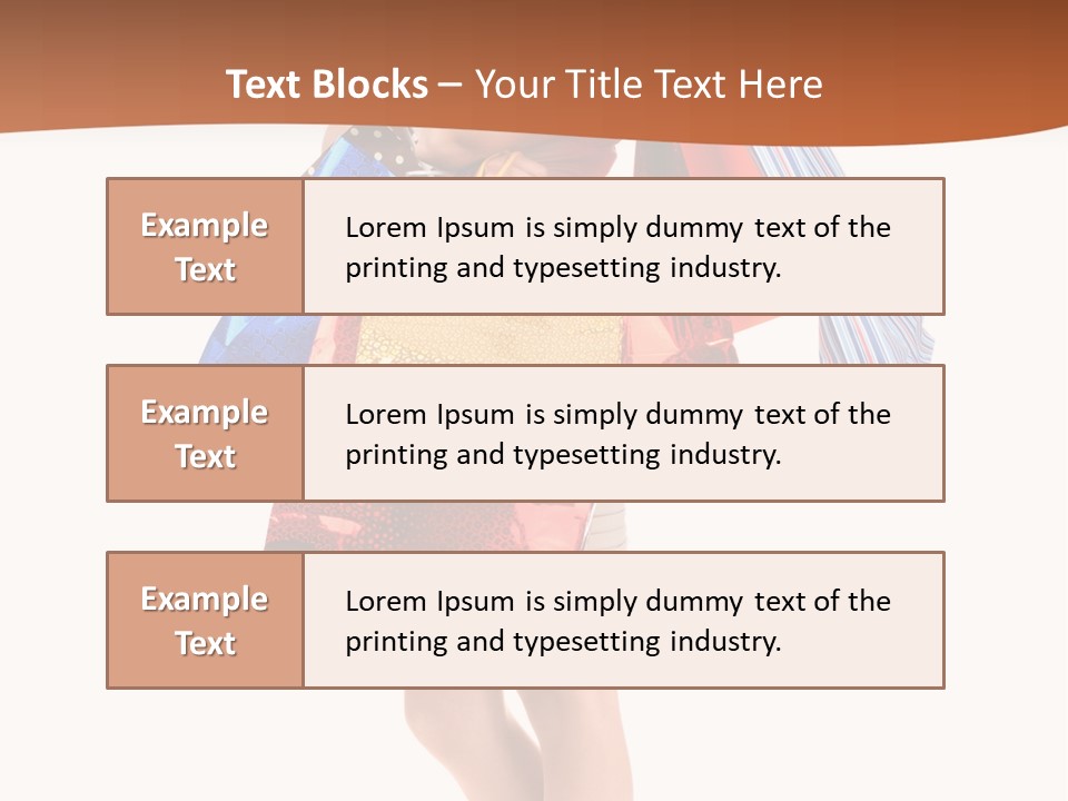 Happy Portrait Buyer PowerPoint Template