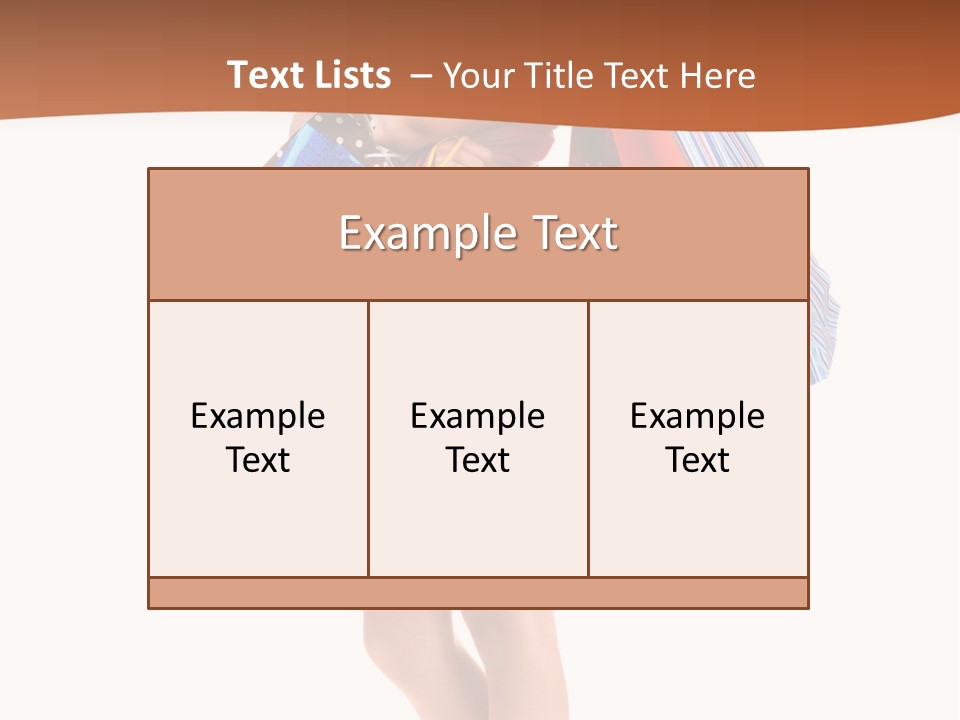 Happy Portrait Buyer PowerPoint Template
