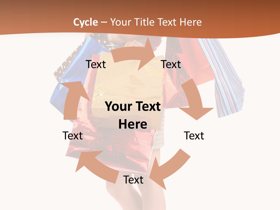 Happy Portrait Buyer PowerPoint Template