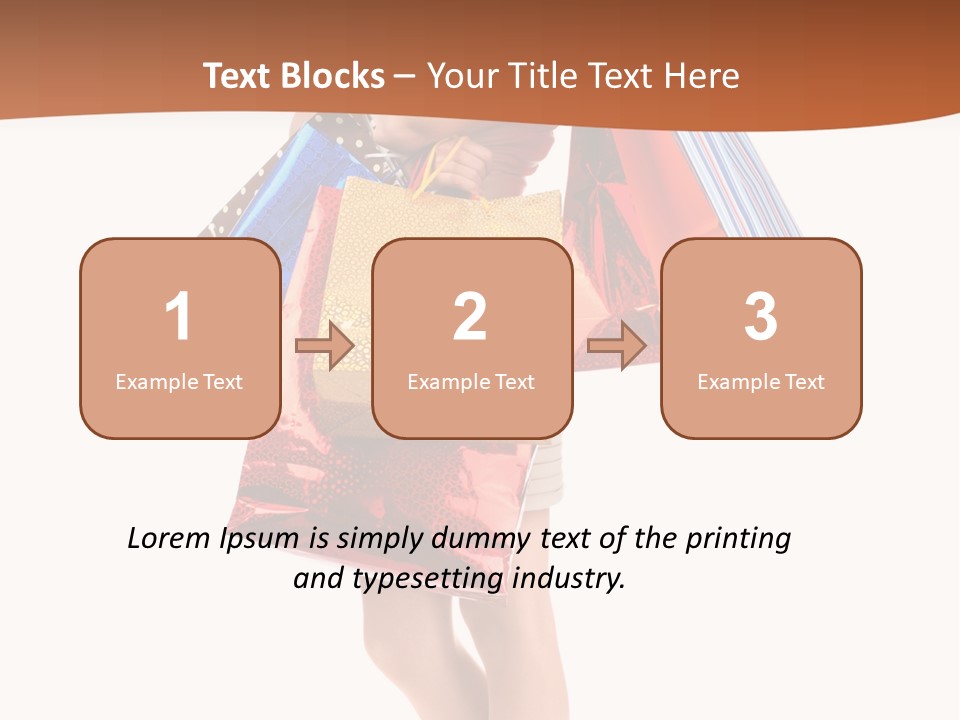 Happy Portrait Buyer PowerPoint Template