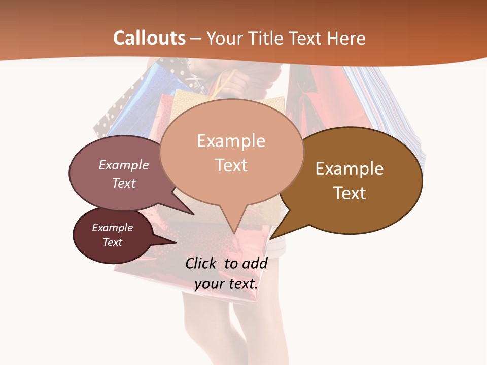 Happy Portrait Buyer PowerPoint Template