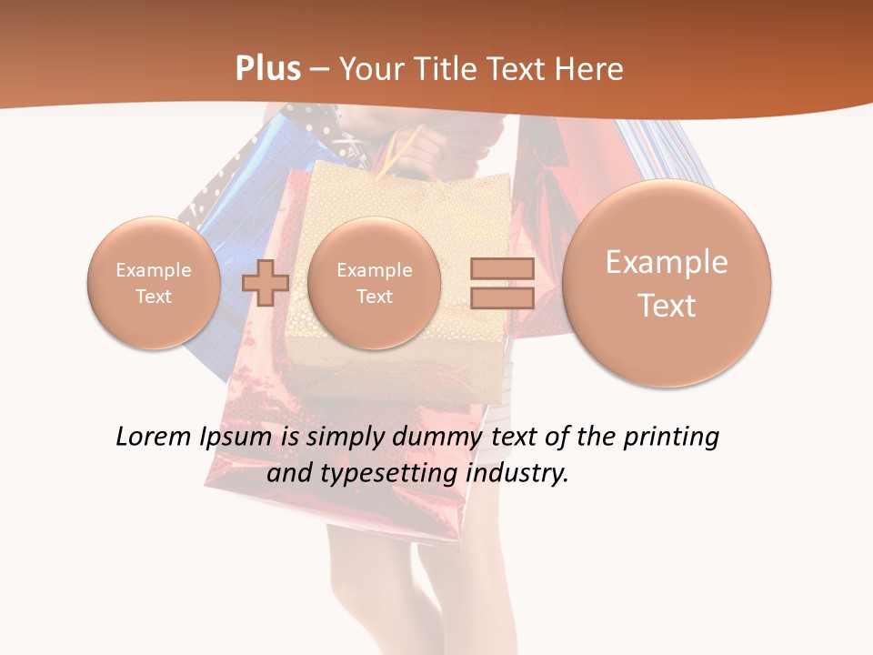Happy Portrait Buyer PowerPoint Template