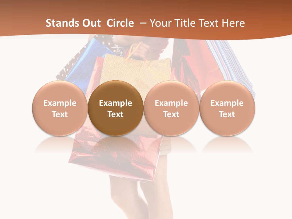 Happy Portrait Buyer PowerPoint Template