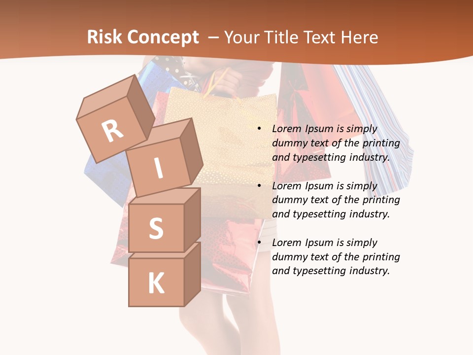 Happy Portrait Buyer PowerPoint Template