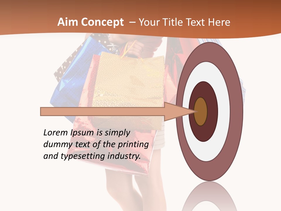 Happy Portrait Buyer PowerPoint Template