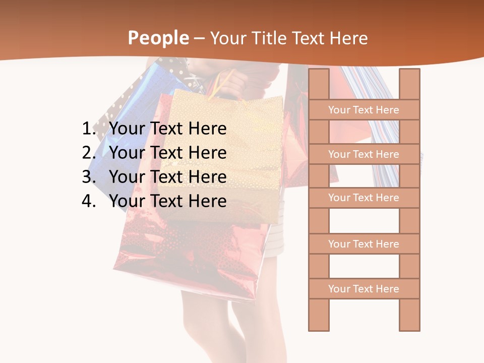 Happy Portrait Buyer PowerPoint Template