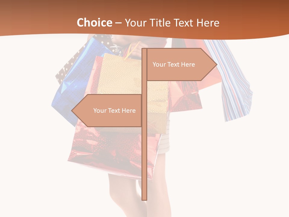 Happy Portrait Buyer PowerPoint Template