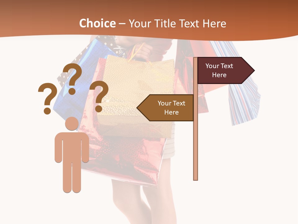 Happy Portrait Buyer PowerPoint Template