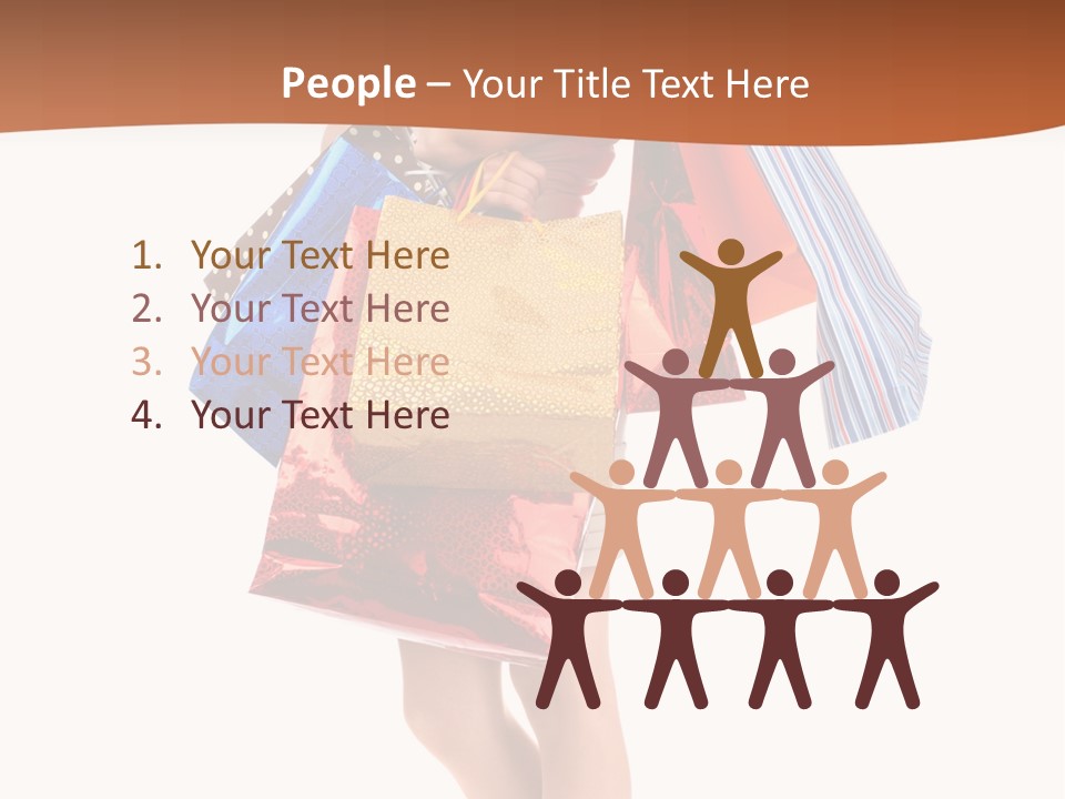 Happy Portrait Buyer PowerPoint Template