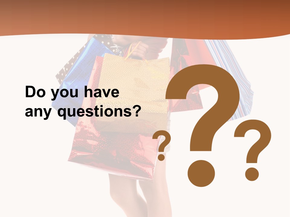 Happy Portrait Buyer PowerPoint Template