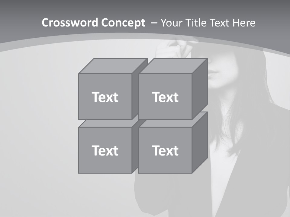 Aggressive Grey Model PowerPoint Template