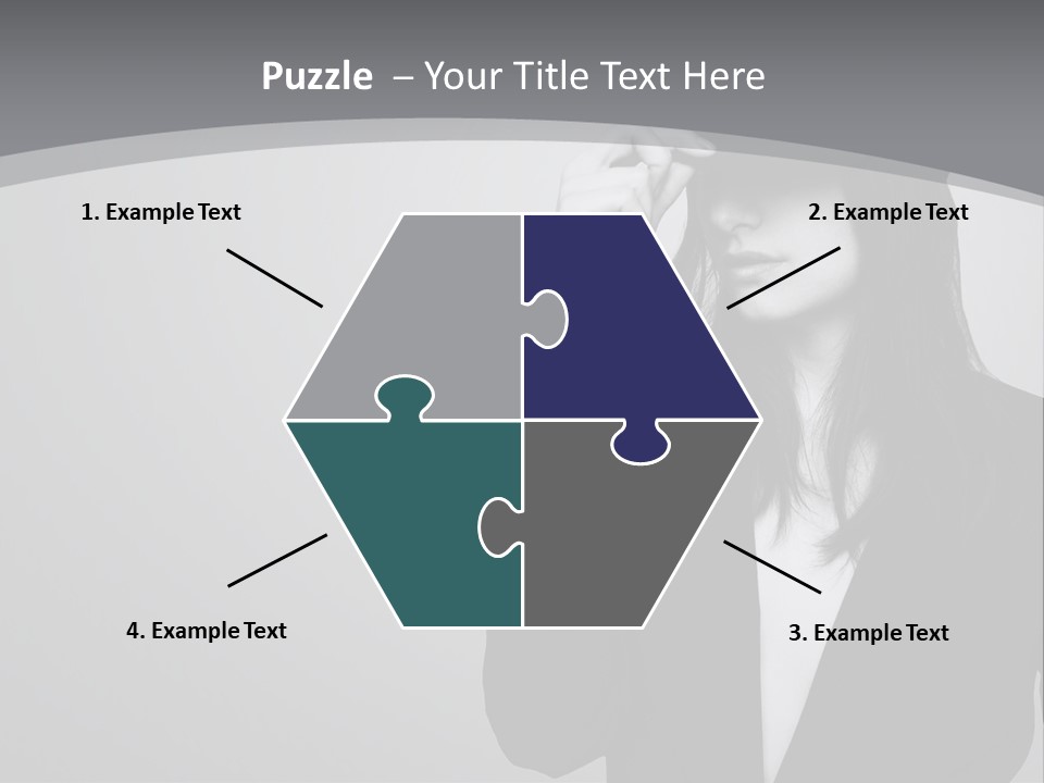 Aggressive Grey Model PowerPoint Template