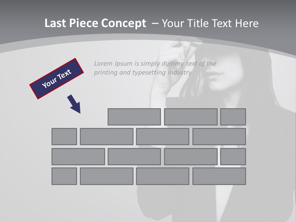 Aggressive Grey Model PowerPoint Template