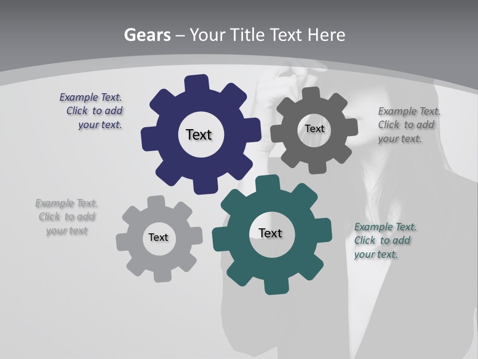 Aggressive Grey Model PowerPoint Template