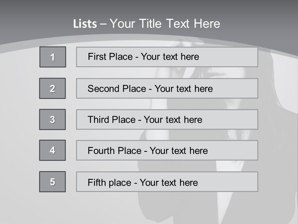 Aggressive Grey Model PowerPoint Template