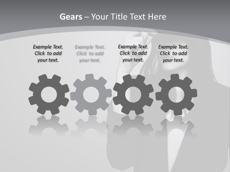 Aggressive Grey Model PowerPoint Template