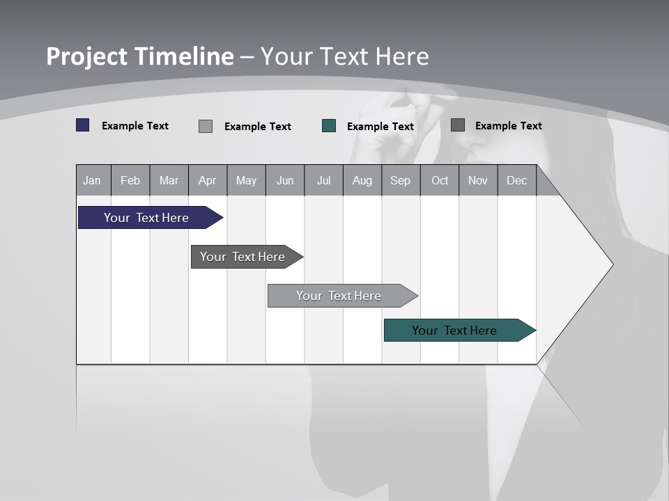 Aggressive Grey Model PowerPoint Template