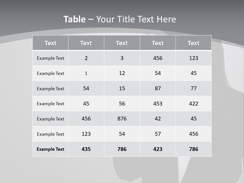 Aggressive Grey Model PowerPoint Template