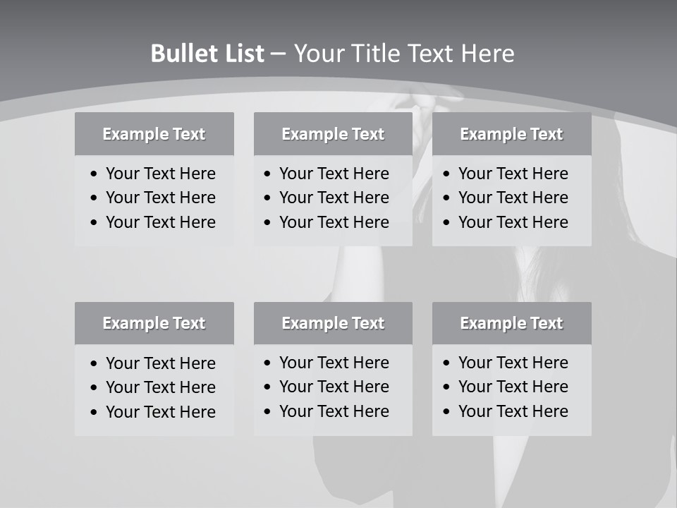 Aggressive Grey Model PowerPoint Template