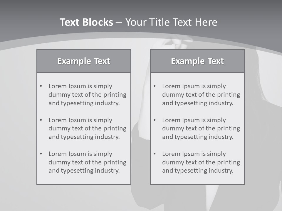 Aggressive Grey Model PowerPoint Template
